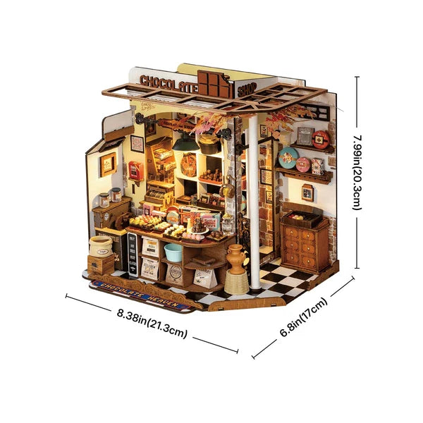 Rolife Henry's Chocolate : maison miniature à monter soi-même