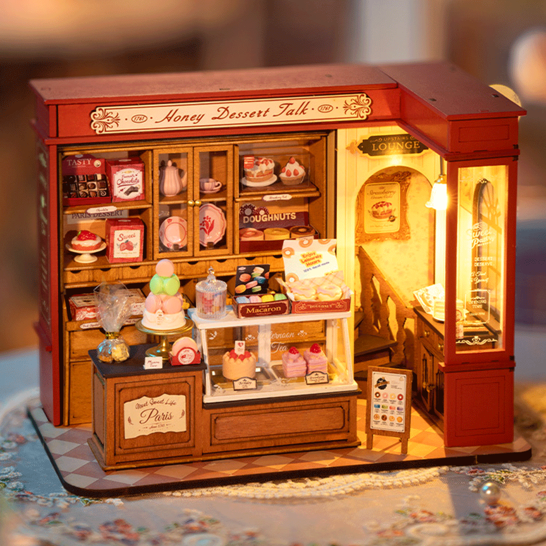 Rolife Honey Dessert Talk Maison Miniature à Construire Soi-même