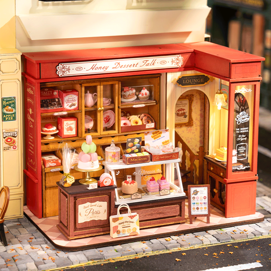 Rolife Honey Dessert Talk Maison Miniature à Construire Soi-même