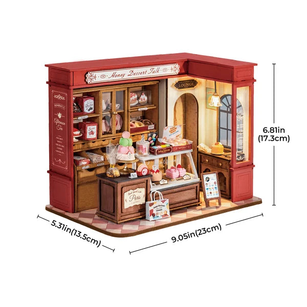 Rolife Honey Dessert Talk Maison Miniature à Construire Soi-même