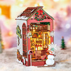 Rolife Boîte à Livre Scène d'Intérieur de Noël