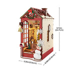 Rolife Boîte à Livre Scène d'Intérieur de Noël