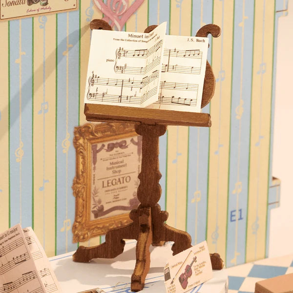 Rolife Melody Instrument Shop Miniature DIY