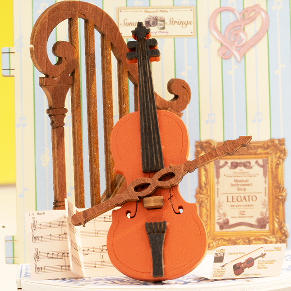 Rolife Melody Instrument Shop Miniature DIY