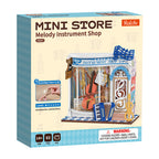 Rolife Melody Instrument Shop Miniature DIY