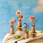 Puzzle en bois 3D Fleur en bois Rowood Iris violet