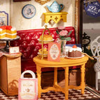 Rolife Salon de thé Temps Libre Maison Miniature à Construire Soi-Même