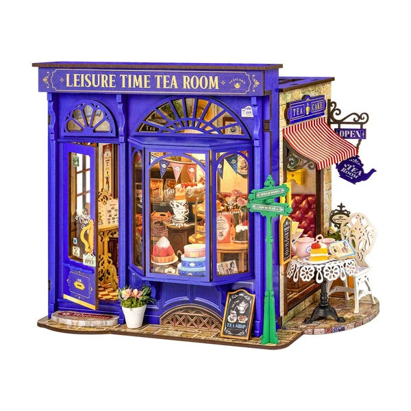 Rolife Salon de thé Temps Libre Maison Miniature à Construire Soi-Même