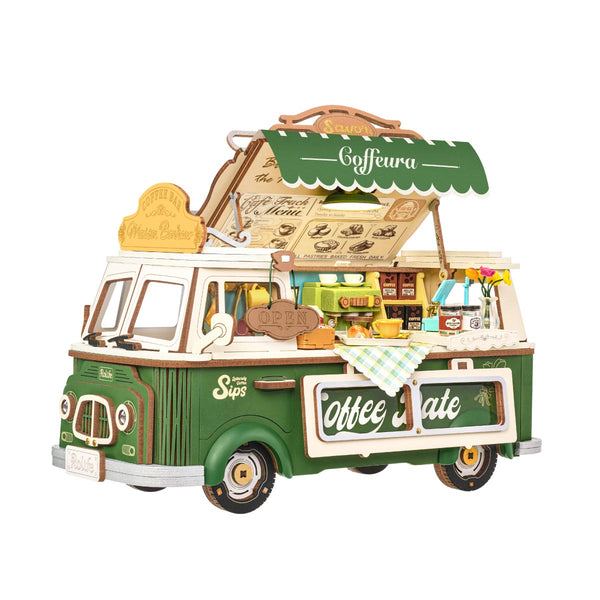 Puzzle en bois 3D Le Camion à Café de Leo Rolife