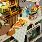 Puzzle en bois 3D Le Camion à Café de Leo Rolife