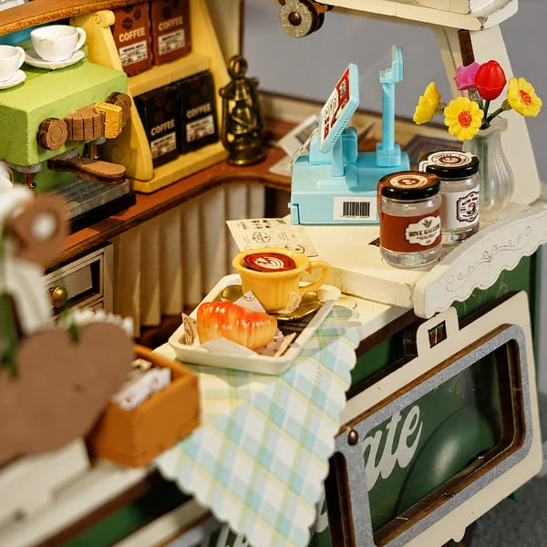 Puzzle en bois 3D Le Camion à Café de Leo Rolife