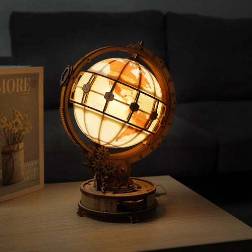 ROKR Globe Lumineux Casse-tête 3D en Bois
