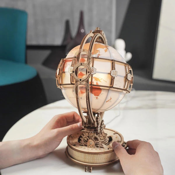 ROKR Globe Lumineux Casse-tête 3D en Bois