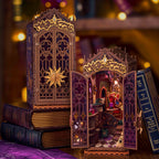 Diorama de bibliothèque de coin Rolife Magic Fantasy