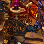 Diorama de bibliothèque de coin Rolife Magic Fantasy