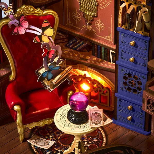 Diorama de bibliothèque de coin Rolife Magic Fantasy