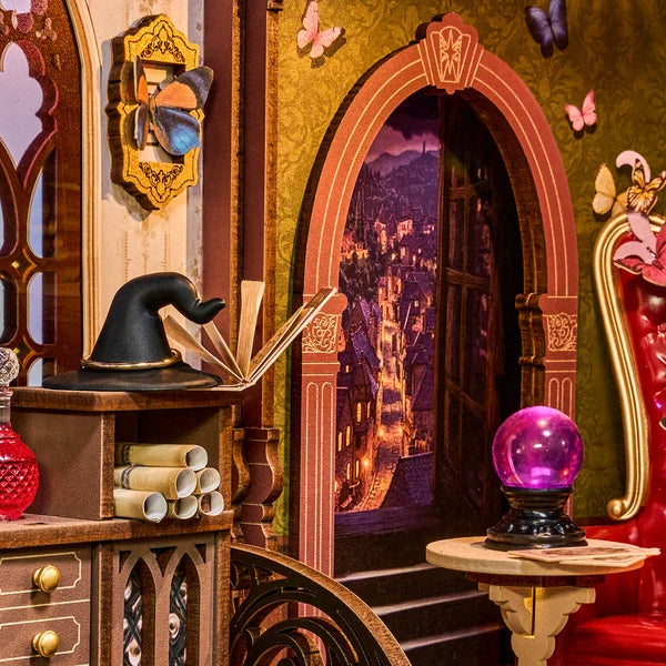 Diorama de bibliothèque de coin Rolife Magic Fantasy