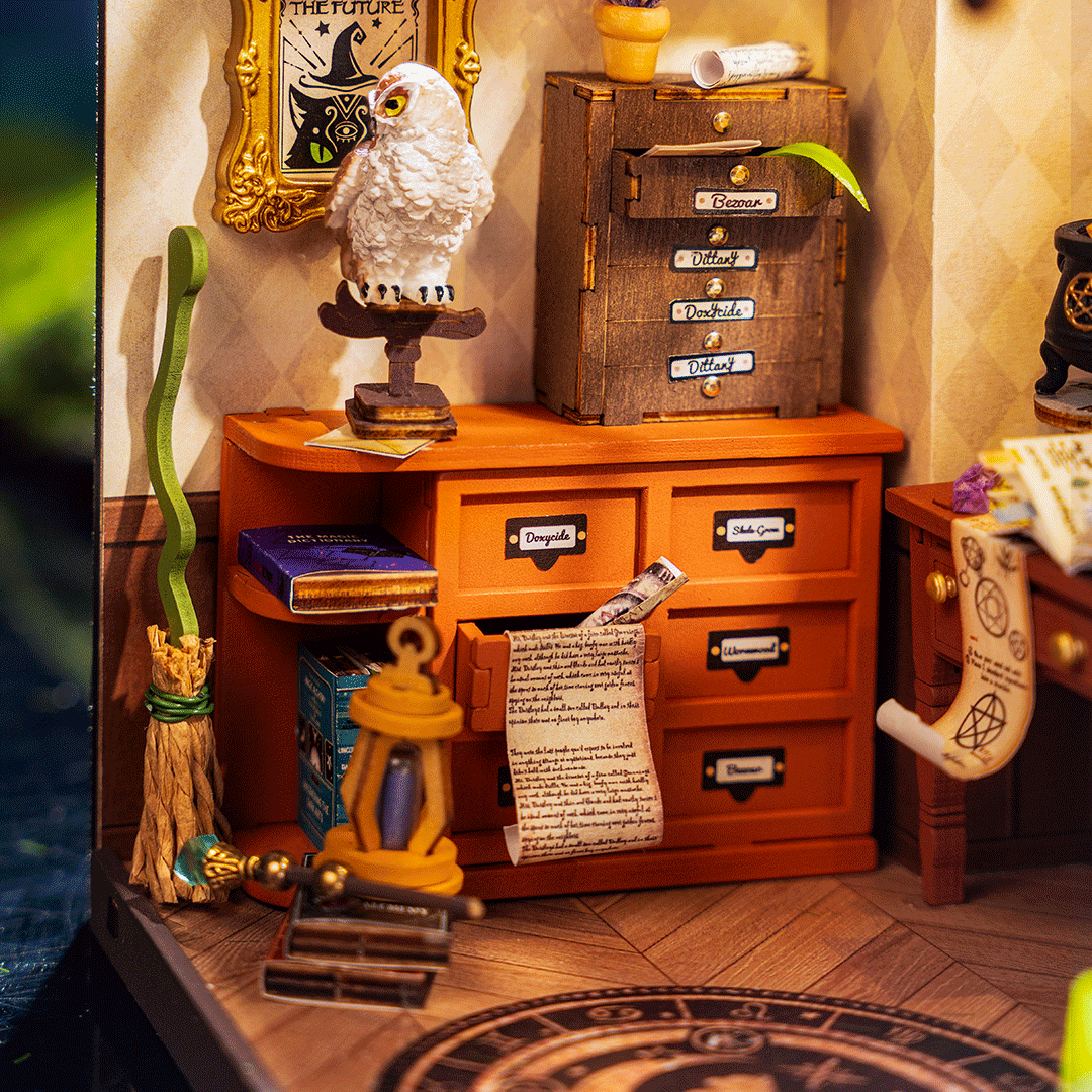 Rolife La Magie du Cabinet de Curiosités, Maison Miniature à Construire Soi-Même