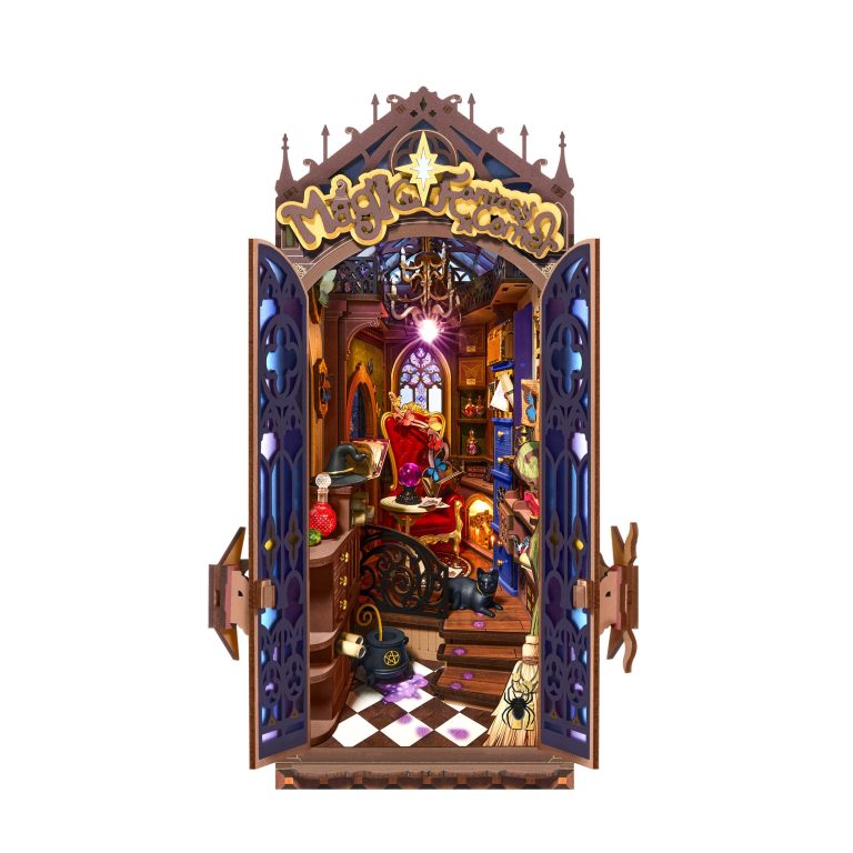 Diorama de bibliothèque de coin Rolife Magic Fantasy