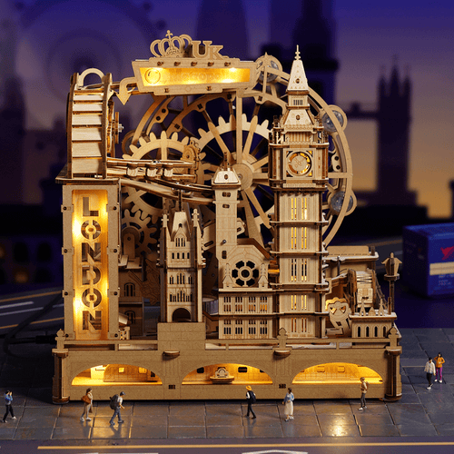 ROKR London Marble Run Puzzle en bois 3D