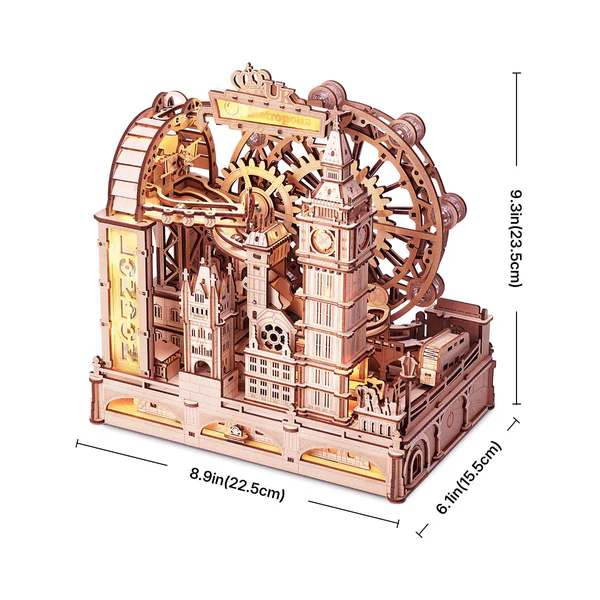 ROKR London Marble Run Puzzle en bois 3D