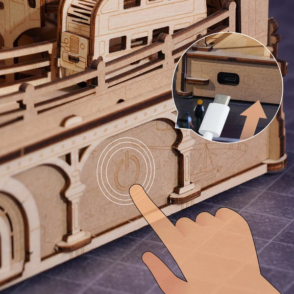 ROKR London Marble Run Puzzle en bois 3D
