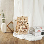 Puzzle mécanique en bois 3D Horloge Hibou ROKR