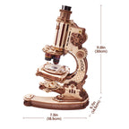 ROKR Microscope, puzzle mécanique 3D en bois