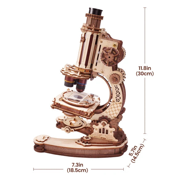 ROKR Microscope, puzzle mécanique 3D en bois