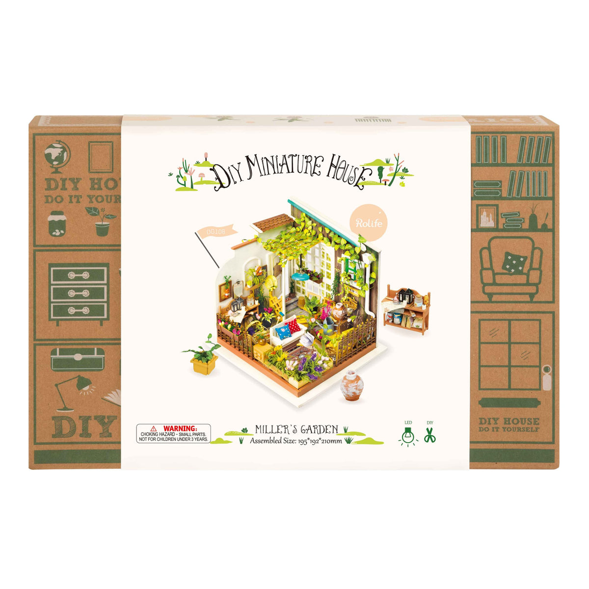 Rolife Miller's Flower House, maison miniature DIY