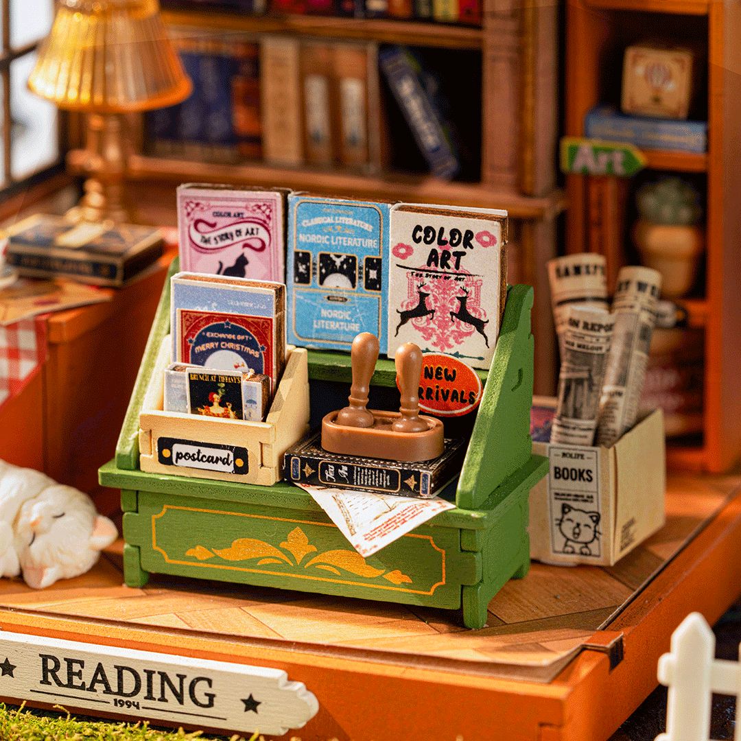 Miniature à assembler soi-même Rolife La librairie La Muse