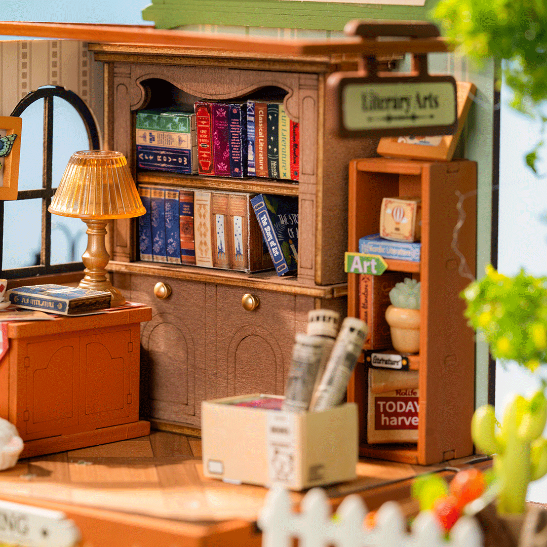 Miniature à assembler soi-même Rolife La librairie La Muse
