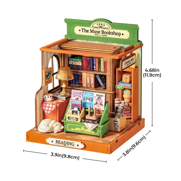 Miniature à assembler soi-même Rolife La librairie La Muse