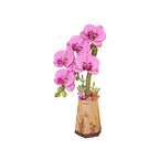 Rowood Puzzle en bois 3D Fleur Orchidée violette à construire soi-même