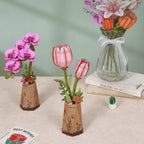 Rowood Puzzle en bois 3D Fleur Orchidée violette à construire soi-même