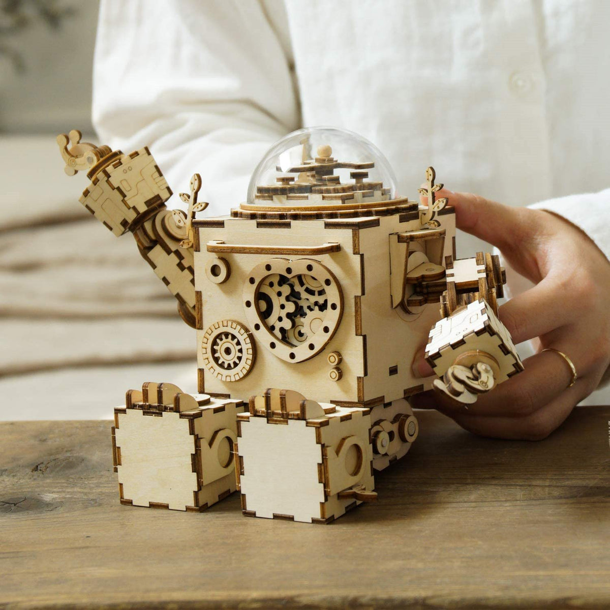 Puzzle en Bois 3D ROKR Robot Orphée