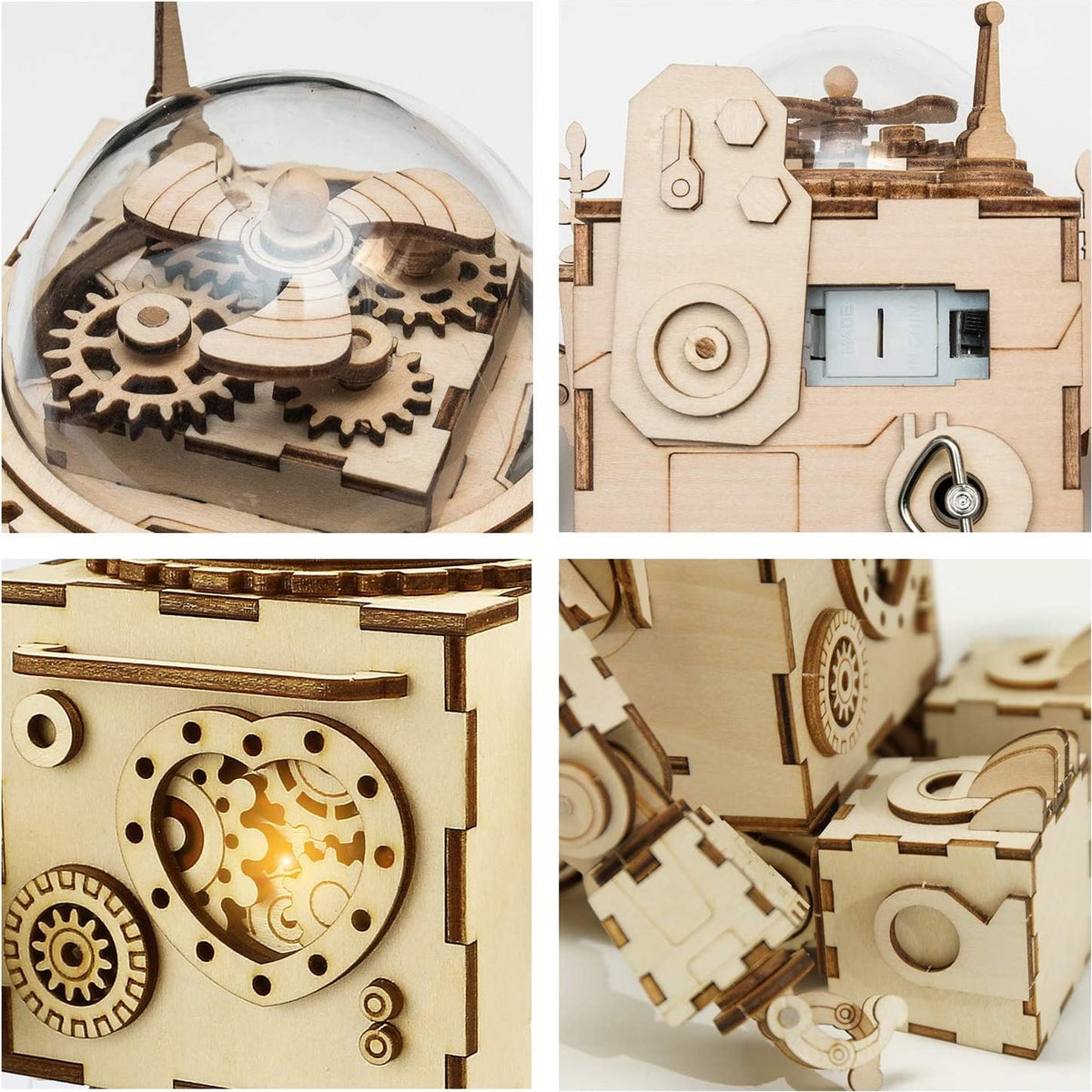 Puzzle en Bois 3D ROKR Robot Orphée