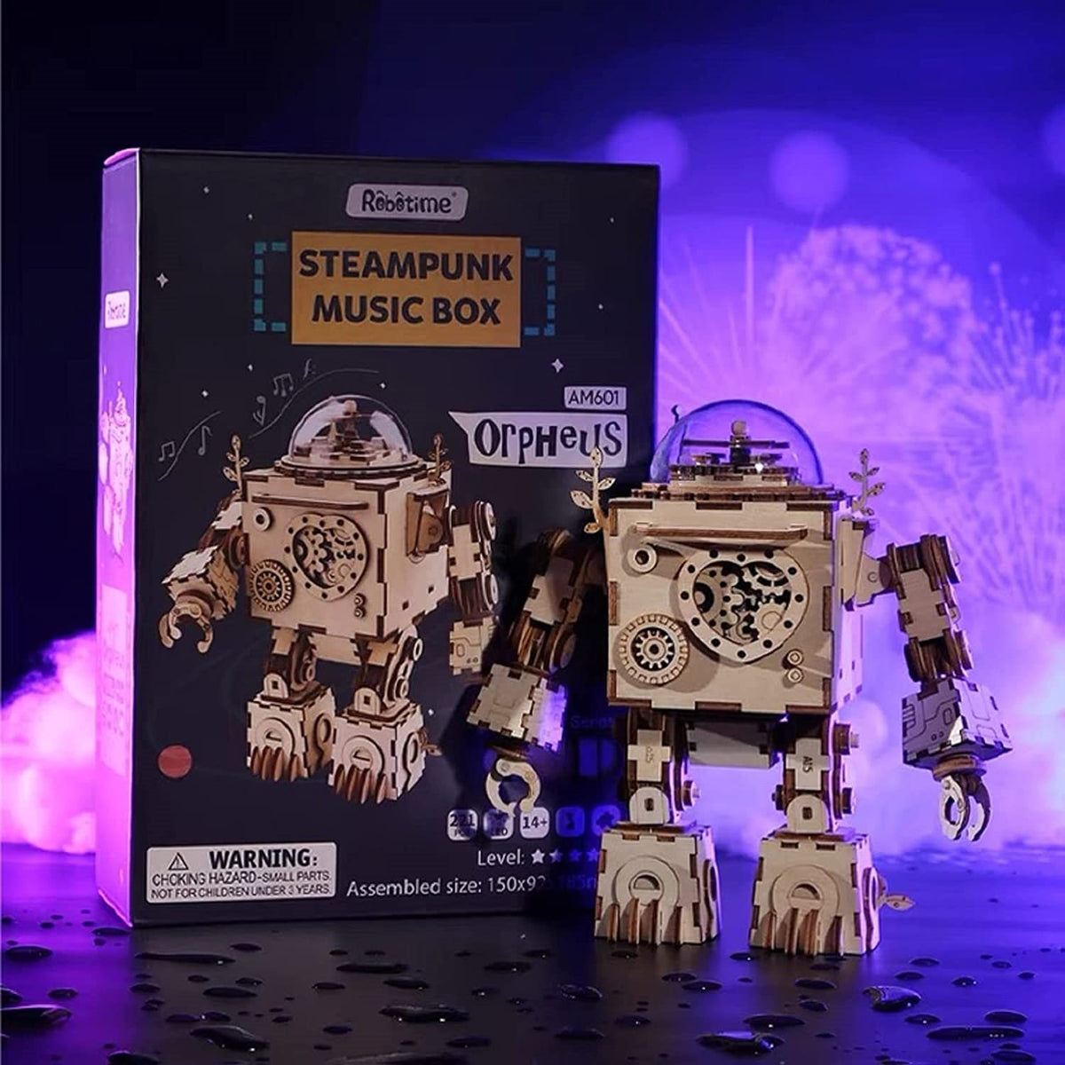 Puzzle en Bois 3D ROKR Robot Orphée