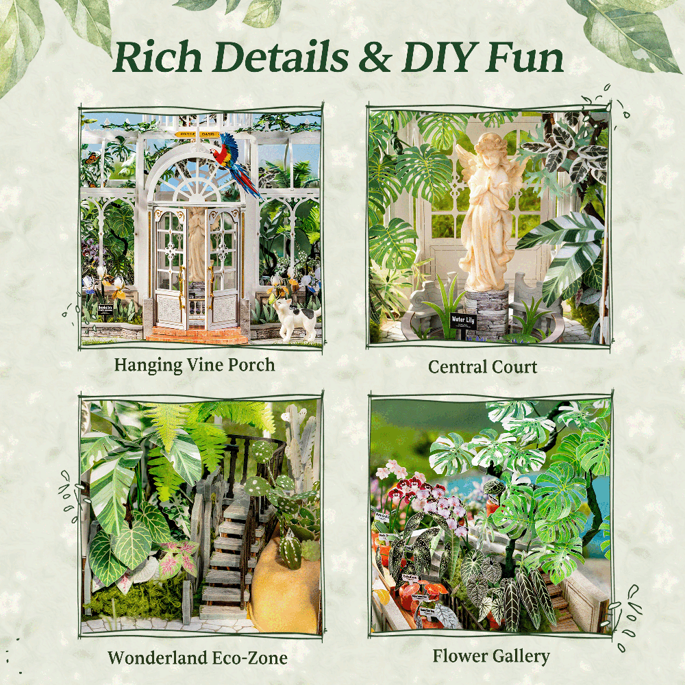 Miniature de maison de bricolage Rolife Oxygen Oasis