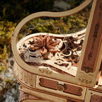 Boîte à Musique Mécanique ROKR Piano Magique Puzzle 3D en Bois