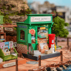 Miniature Maison DIY Bureau de Poste du Siècle Rolife