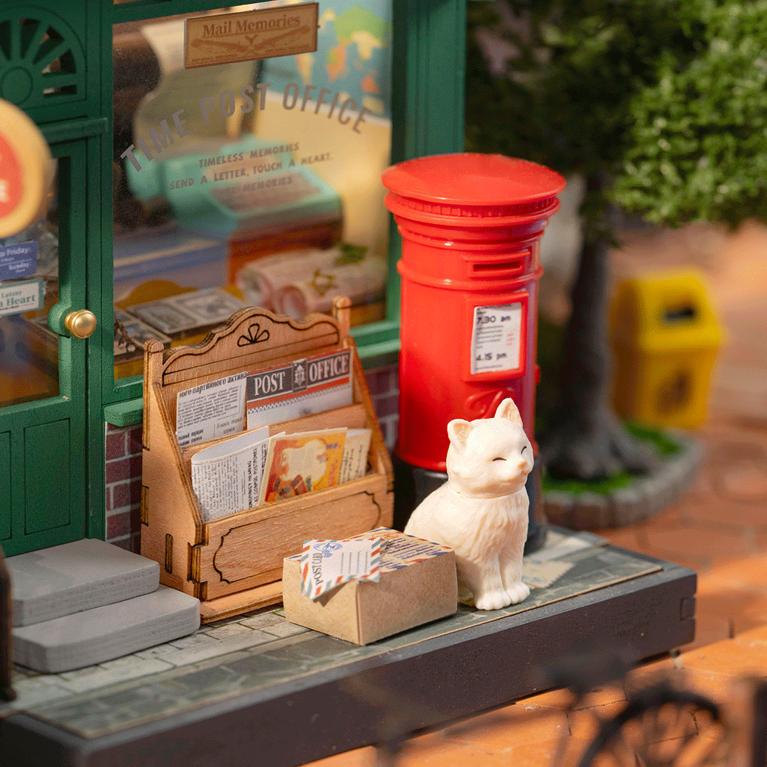 Miniature Maison DIY Bureau de Poste du Siècle Rolife