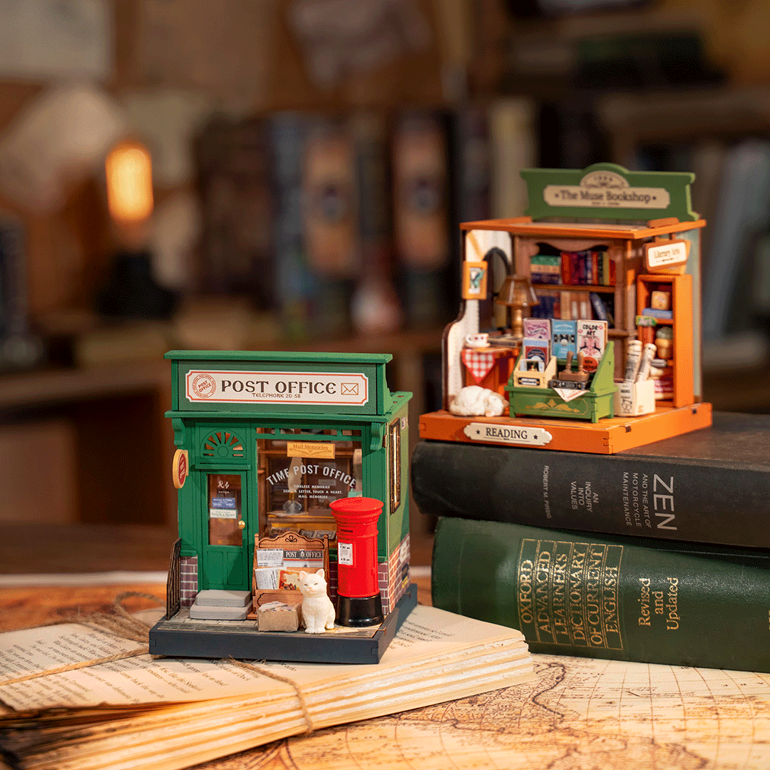 Miniature Maison DIY Bureau de Poste du Siècle Rolife