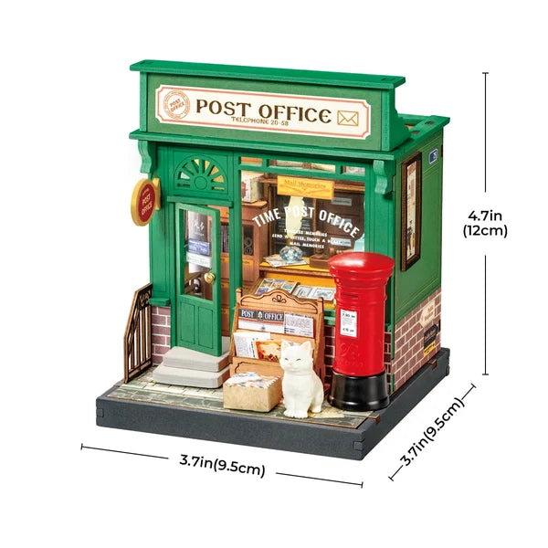 Miniature Maison DIY Bureau de Poste du Siècle Rolife