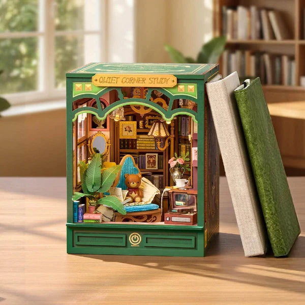 Rolife Coin Tranquille Étude DIY Book Nook