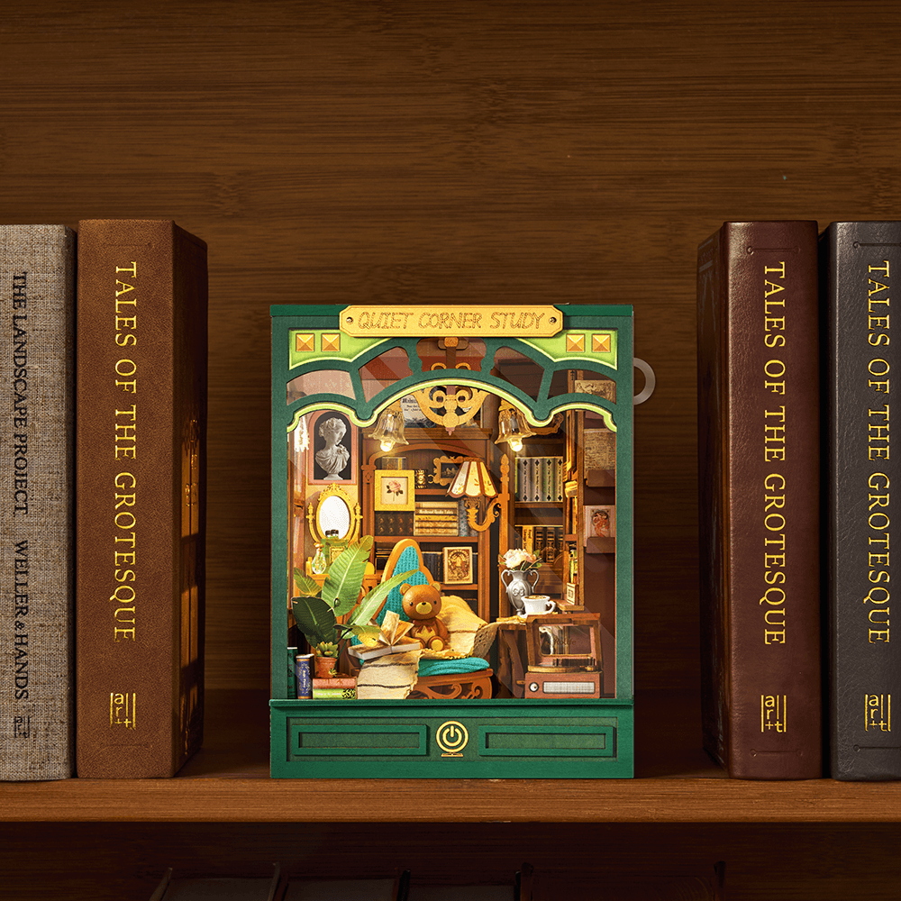 Rolife Coin Tranquille Étude DIY Book Nook