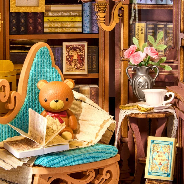 Rolife Coin Tranquille Étude DIY Book Nook