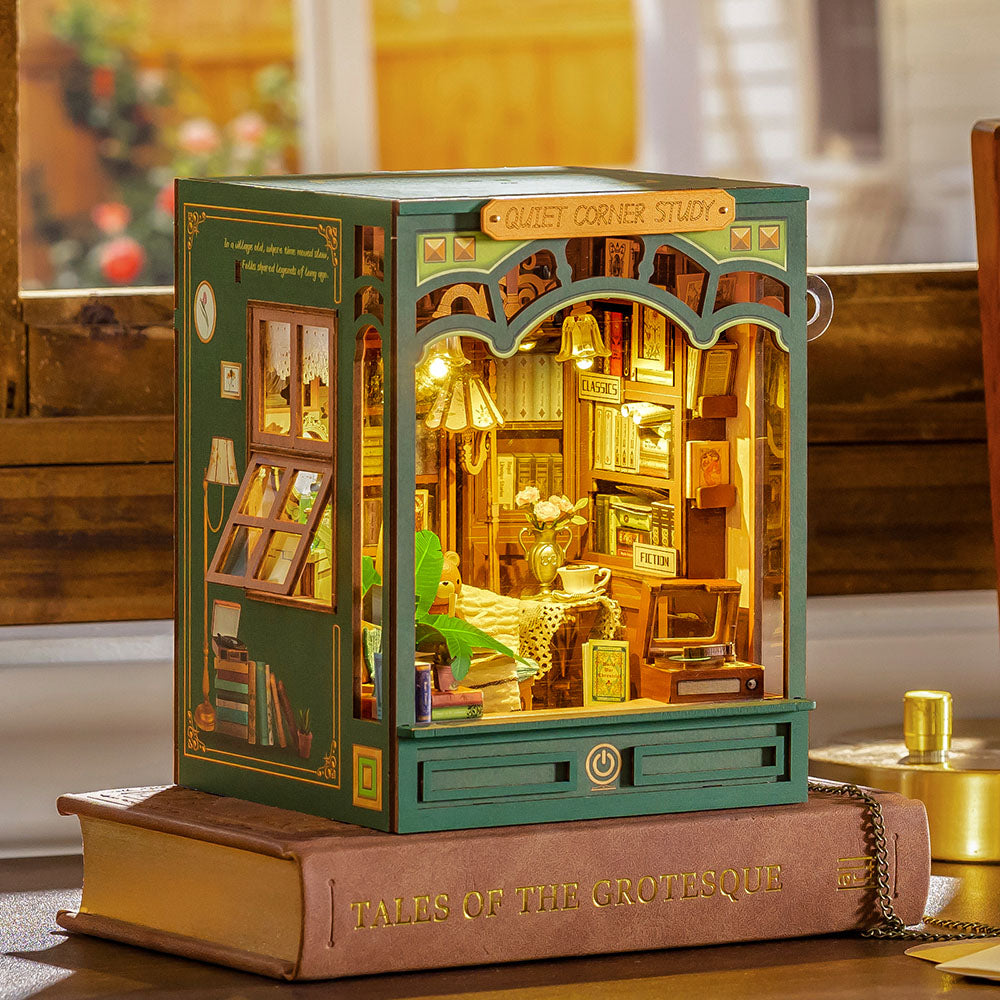 Rolife Coin Tranquille Étude DIY Book Nook