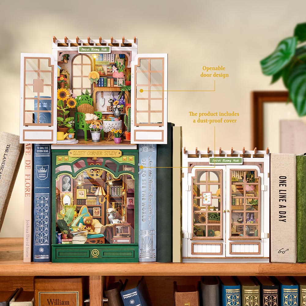 Rolife Coin Tranquille Étude DIY Book Nook