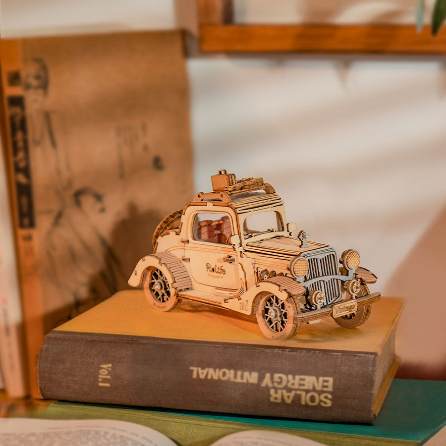 Puzzle en bois 3D Voiture Ancienne Rolife